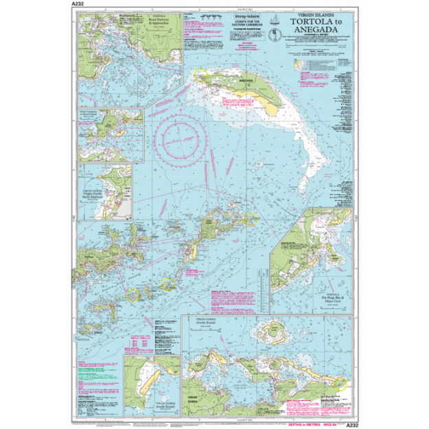 Imray A 233 - Virgin Islands